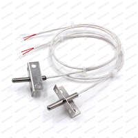 Alta precisión 2 cables 3 cables 4 cables Clase a Clase B 1/3 DIN 1/10 Pt100 PT1000 RTD Sensor de temperatura
