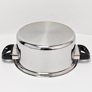 Grande marmite à soupe triplement en acier inoxydable 304 marmite à induction marmite à induction - Product Image 5