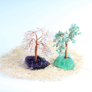 <b>Crystal</b> Money Tree <b>Raw</b> Stone Base Home Office Decoration Gift Ornament - Product Image 4