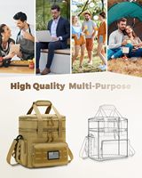 Sac à déjeuner tactique personnalisé, double compartiment extensible, isotherme, souple, pour adultes, pour le travail, sac isotherme, sac à déjeuner pour pique-nique en plein air