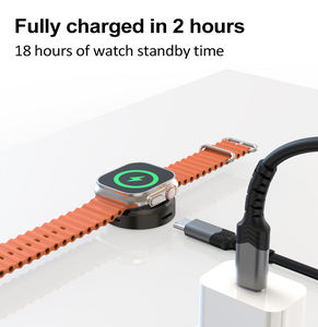 <span class=keywords><strong>Chargeur</strong></span> de <span class=keywords><strong>montre</strong></span> sans fil magnétique portable pour <span class=keywords><strong>Apple</strong></span> Watch Samsung Galaxy Watch - Product Image 2