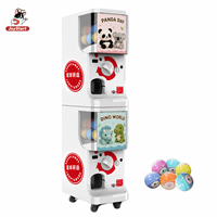 Distributeur de capsules en plastique léger pour boîtes mystères, vente en gros, base 280x455mm, prend en charge les jouets en capsules de 50mm et 75mm