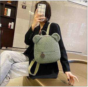 Nouveau <span class=keywords><strong>Sac</strong></span> à Dos en Peluche Teddy pour Enfants, <span class=keywords><strong>Sac</strong></span> de Voyage et de Randonnée pour Filles, <span class=keywords><strong>Sac</strong></span> à Dos Mignon en Peluche pour Tout-Petits - Product Image 3