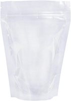 Refermable Ziplock Doypack Stand up Pouch Sac d'emballage alimentaire en plastique transparent avec fermeture éclair