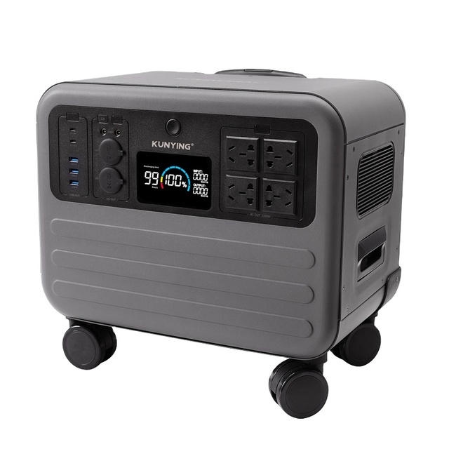 2000w 2200w BMS Battery Solar Generator Portable Power Station for Camping