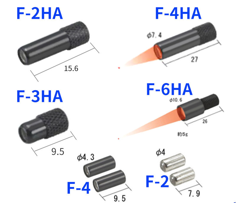 Fasersensorlinse F-3HA – Kompatibel Mit F-2HA, F-4HA, F-6HA, Polymer, Für Positions- & Lichttaster