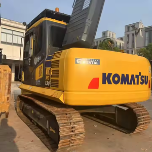Máquina de movimiento de tierras Komatsu Pc130 usada en buen estado, excavadora de 13 toneladas de bajo precio con motor central y motor en stock - Product Image 1
