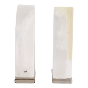 Fermalibri in Selenite Curvata, Decorazione Minimalista per Libreria, Accento per Scrivania di Casa e Ufficio - Product Image 4