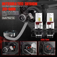 Coche de diseño moderno D1S D2S D3S D4S D8 súper brillante 70W 12000LM faro LED Bombilla de coche reemplazar bombillas HID originales sin errores