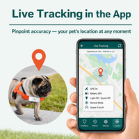 Localisateur GPS pour animaux de compagnie 4G, étanche IP67, charge magnétique, suivi à distance en temps réel, anti-perte, collier GPS pour chien et chat