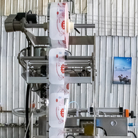 Machine d'emballage automatique de sachets d'emballage de pâte de miel de bâton de confiture d'huile de ketchup liquide 4 côtés