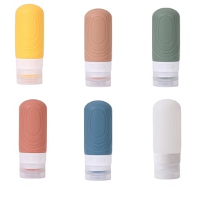 Ensemble <span class=keywords><strong>de</strong></span> flacons en silicone à bouchon rabattable 90 ml pour produits <span class=keywords><strong>de</strong></span> <span class=keywords><strong>toilette</strong></span>, voyage, extérieur, rangement portable, pour l'exportation - Product Image 3