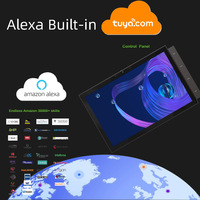 SIXWGH MAX 10,1 \ "HD Pantalla táctil Smart Hub Alexa/Google Home Compatible con Tuya Panel de control Zigbee/Bluetooth Smart Home Devices