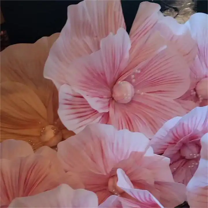 Beda solta flor única rosa laranja espuma EVA fábrica atacado seda artificial decoração de casa peça central arranjo de festa de casamento