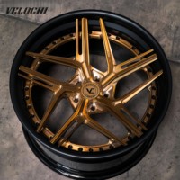 Rines de Auto Forjados de 2 Piezas VLC, 5x114.3 5x130 5x127, Diseño Cóncavo, Radios Profundos, para AUDI C8 Urus Gtr, Nissan, BMW M3 M4 M5
