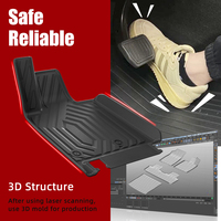 Revêtements de voiture 3D TPE personnalisés vente en gros Revêtements de sol imperméables Tapis de voiture antidérapant facile à nettoyer Tapis de sol de voiture pour AITO M7 6 sièges 2026