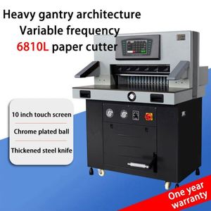 ST-6810L <b>Hydraulic</b> Programmed A2 Paper <b>Cutter</b> Machine Automatic Electric Guillotine Paper Cutting Machine - Product Image 3