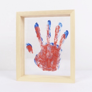 Cadre photo en bois massif pour empreintes <span class=keywords><strong>de</strong></span> mains <span class=keywords><strong>de</strong></span> <span class=keywords><strong>famille</strong></span>, souvenir, cadeau - Product Image 2