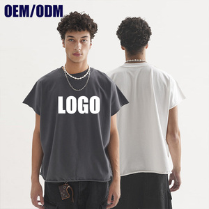 Camisetas de algodón lisas de manga corta al por mayor, camisetas informales con cuello redondo para hombre, ropa con logotipo impreso, camisetas personalizadas para hombre - Product Image 3