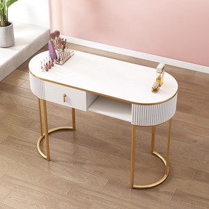 Beauty Salon Nail <b>Table</b> Open Cabinet Manicure <b>Table</b> Nail Desk - Product Image 2