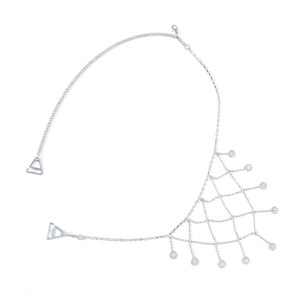 <span class=keywords><strong>Collana</strong></span> a <span class=keywords><strong>Catena</strong></span> per Bambini in Lega di Zinco <span class=keywords><strong>Dorata</strong></span> con Nappe e Strass di Cristallo, Stile Vintage, alla Moda, per Anniversario - Product Image 2