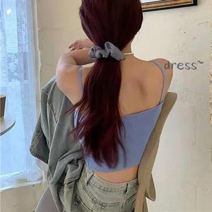 Camisola de punto para Primavera/Verano de talla única, pajarita sobre <span class=keywords><strong>Top</strong></span> corto con ombligo expuesto - Product Image 6