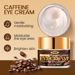 Crème pour les yeux à la caféine avec hyaluronate de sodium pour une hydratation profonde, un effet éclaircissant et anti-rides, non grasse, 10g - Product Image 6
