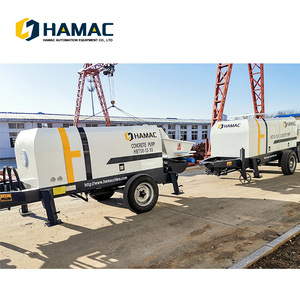 Fully Automatic <b>Small</b> Concrete <b>Pump</b> 30m/h Trailer Diesel <b>Pump</b> Weichai Engine Remote Control Easy Transport - Product Image 3