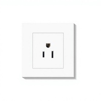 Prise murale américaine standard 110-250V 15A, double prises USA, accessoires en cuivre, prise électrique puissante, interrupteur et prises