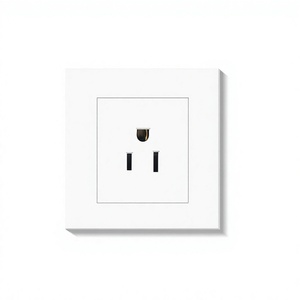 Presa a Muro Standard Americana 110-250V 15A, Doppia Presa USA, <span class=keywords><strong>Accessori</strong></span> in Rame, Potente Presa Elettrica con Interruttore - Product Image 2