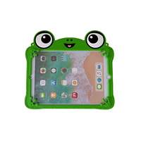 Étui de protection en silicone avec béquille rotative à 360° pour tablette iPad 10.2 10.9 pouces 7 8 9 10ème génération, modèle Frog Face