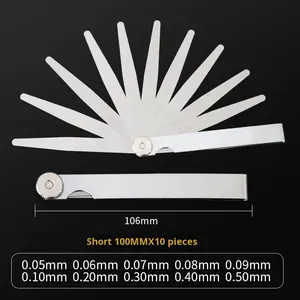 Peifeng Hoge Precisie Roestvrijstalen Voelermeter 0.02-1.0Mm Spleet/Diktemeter Gemaakt Op Het Vasteland Van China - Product Image 2