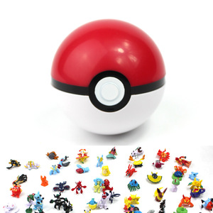 <span class=keywords><strong>Pokeball</strong></span> de 7 cm <span class=keywords><strong>avec</strong></span> figurines, figurines d'action d'anime, modèle mignon, jouet de collection, poupée d'anime pour enfants, pour distributeur automatique - Product Image 3