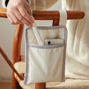 Organisateur de chaise en toile, sac suspendu pour dortoir d'étudiant, pochette de rangement pour articles divers - Product Image 1