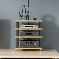 DK-019 bureau petit support écouteur amplificateur imprimante support carte son décodage conception en couches support d'équipement Audio