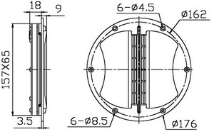 <span class=keywords><strong>Hi</strong></span>-<span class=keywords><strong>Fi</strong></span> RT2C-A ริบบิ้นทวีตเตอร์ Planar Transducer 8ohm ลำโพงระนาบแม่เหล็กสำหรับโฮมเธียเตอร์ - Product Image 4