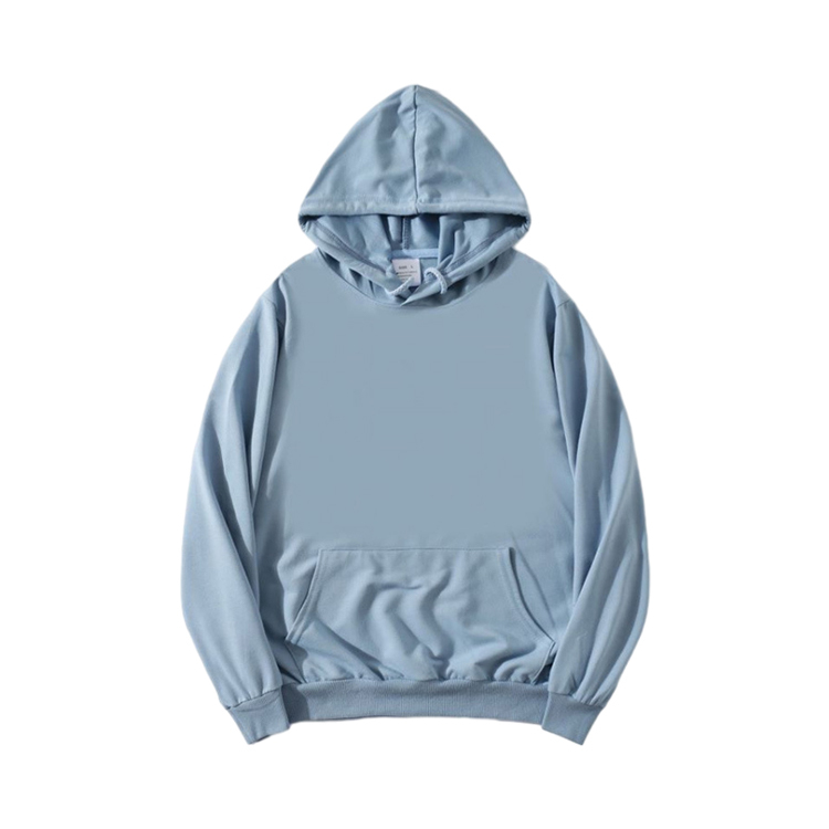 Sweat à capuche bleu clair