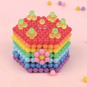 2025 DIY Spray Crystal Art Crafts Pullzle Magic <b>Beads</b> Educational Kid Toys 10 Colors 2400 Pcs Fun Playdough Slime Inspired - Product Image 4