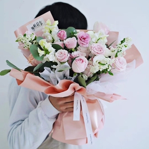 Paquete de 20 hojas finas coreanas, papel de regalo de flores mate sólido, suministros de ramo de floristería brillante, papel de regalo Floral impermeable - Product Image 4
