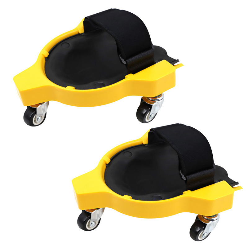 Caja de color amarillo, un par.