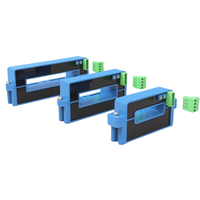 Transformateur de courant à noyau divisé en boucle ouverte 100-2000A DC/AC Rectangle Effet Hall 0-20mA 4-20mA 0-5V 0-10V Capteurs de courant