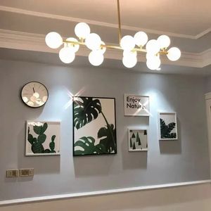 <span class=keywords><strong>Lampada</strong></span> <span class=keywords><strong>a</strong></span> <span class=keywords><strong>Sospensione</strong></span> per Camera da Letto, Soggiorno, Cucina, Tavolo da Pranzo, Bar, Arredamento Casa, Moderna <span class=keywords><strong>Lampada</strong></span> LED con <span class=keywords><strong>Paralume</strong></span> in Vetro, Oro e Nero - Product Image 3