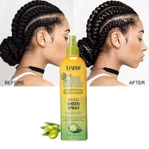 DARO Spray Capillaire Miracle Éclat et Lissage à <span class=keywords><strong>l</strong></span>'<span class=keywords><strong>Huile</strong></span> <span class=keywords><strong>d</strong></span>'<span class=keywords><strong>Olive</strong></span> et <span class=keywords><strong>de</strong></span> Tea Tree 12 Fl.oz 355ml – Soin Capillaire Nourrissant en Profondeur et Apaisant le Cuir Chevelu - Product Image 4