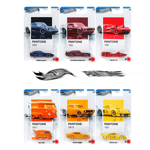 Hot Wheels <span class=keywords><strong>SILVER</strong></span>-LABEL PREMIUM JKY47-A, Coche de Juguete de Aleación a Escala 1/64, Caja Sellada de Fábrica - Producto Original - Venta al por Mayor en Cajas Completas - Product Image 1