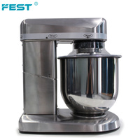 FEST 3 en 1 Batteur sur socle électrique de table 7 litres pour pâte, gâteaux et nouilles