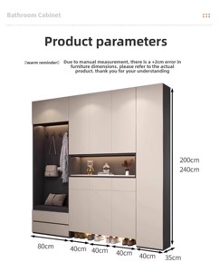 Meuble à chaussures moderne, meuble à chaussures pour petits espaces, meuble à chaussures avec porte de rangement pour salon, armoire, chambre à coucher - Product Image 5