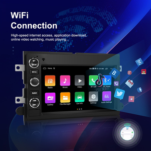 Podofo 7 ''<span class=keywords><strong>android</strong></span> đài phát thanh xe hơi không dây Carplay/<span class=keywords><strong>Android</strong></span> Auto GPS Wifi RDS cho FORD F150 F250 F350 Fusion Taurus freesatr MKX Mark - Product Image 4