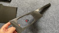 Pour BMW Série 5 G30 G32 G38 18-23, autocollants décoratifs en fibre de carbone sèche pour tableau de bord, kit de mise à niveau intérieur, modification, assemblage