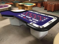 Table de poker à roulette Texas 'holdec baccarat blackjack, de luxe, personnalisée pour vous, 96 pouces