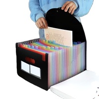 Organisateur de documents en PP avec pochettes extensibles avec logo personnalisé et dossiers simples et documents en plastique